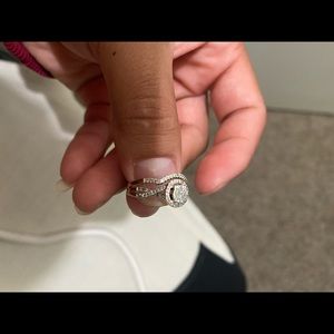 Real gold diamond ring